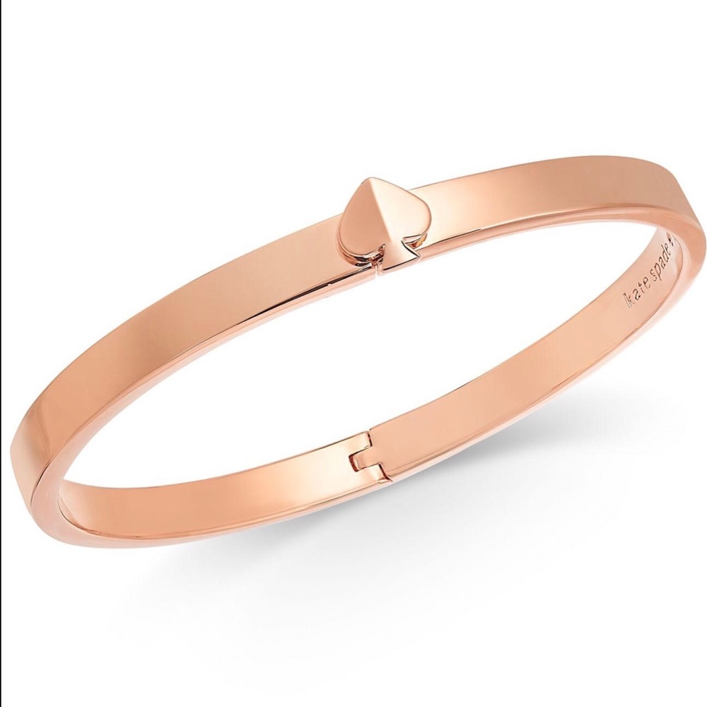 Kate Spade Rose Gold Finish “Spade” Bangle Bracelet. EUC!